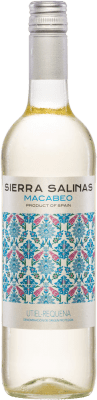 Coviñas Sierra Salinas Blanco Macabeo ドライ Utiel-Requena 75 cl