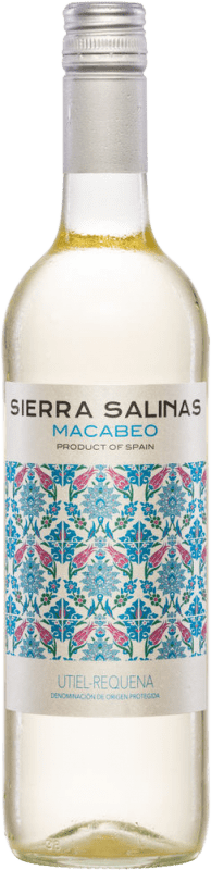 送料無料 | 白ワイン Coviñas Sierra Salinas Blanco ドライ D.O. Utiel-Requena スペイン Macabeo 75 cl