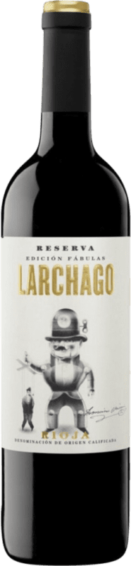 Envío gratis | Vino Tinto Larchago. Fábulas Seco Reserva D.O.Ca. Rioja La Rioja España Tempranillo 75 cl