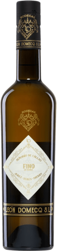 免费送货 | 白酒 León Domecq Señorío de Callao Fino en Rama 干 D.O. Jerez-Xérès-Sherry 西班牙 Palomino Fino 瓶子 Medium 50 cl