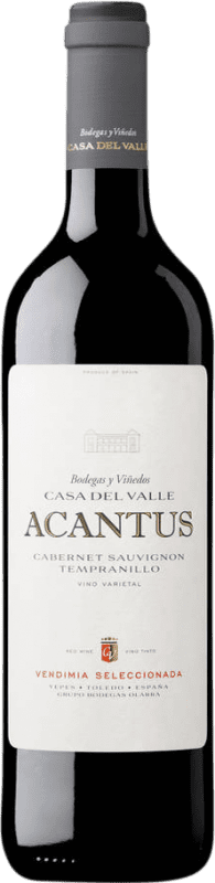 免费送货 | 红酒 Olarra Acantus Cabernet Sauvignon Tempranillo 橡木 智利 Tempranillo, Cabernet Sauvignon 75 cl