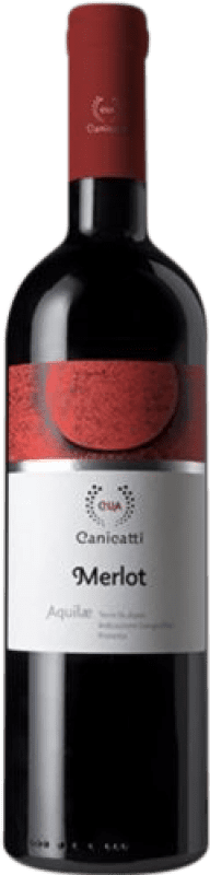 Бесплатная доставка | Красное вино Canicatti Aquilae D.O.C. Sicilia Сицилия Италия Merlot — Мерло 75 cl