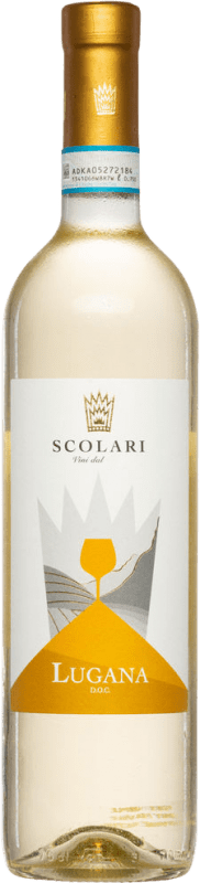 Envoi gratuit | Vin blanc Cantine Scolari Visual Sec D.O.C. Lugana Vénétie Italie Trebbiano di Lugana 75 cl