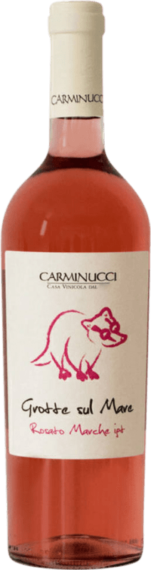 Envio grátis | Vinho rosé Carminucci Grotte sul Mare Rosato Seco I.G.T. Marche Marche Itália 75 cl