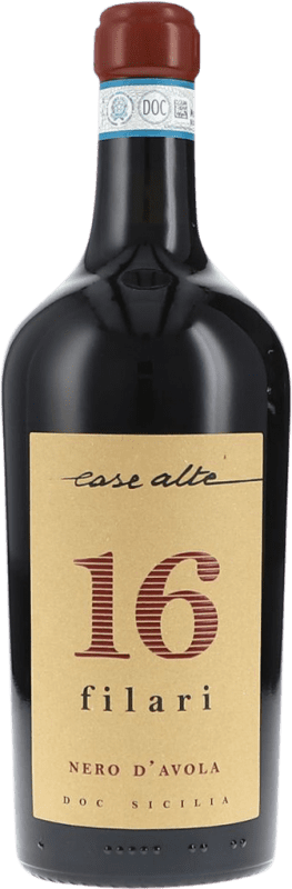 送料無料 | 赤ワイン Case Alte 16 Filari ドライ D.O.C. Sicilia シチリア島 イタリア Nero d'Avola 75 cl