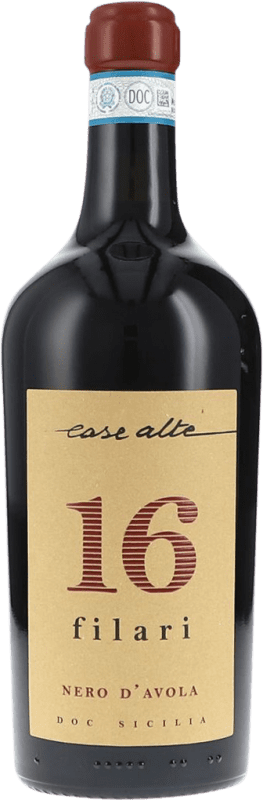 送料無料 | 赤ワイン Case Alte 16 Filari Seco — 辛口 D.O.C. Sicilia シチリア島 イタリア Nero d'Avola 75 cl
