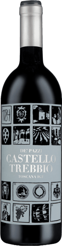 36,95 € Envio grátis | Vinho Tinto Castello del Trebbio De Pazzi I.G.T. Toscana