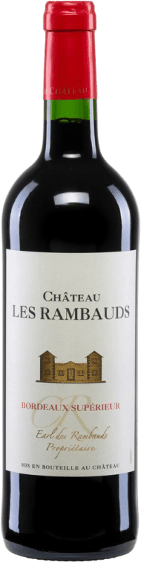 18,95 € Envío gratis | Vino tinto Château Les Rambauds Seco A.O.C. Bordeaux Supérieur