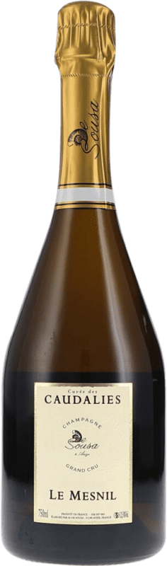 293,95 € Spedizione Gratuita | Spumante bianco De Sousa Cuvée des Caudalies Le Mesnil Grand Cru Brut Extra A.O.C. Champagne