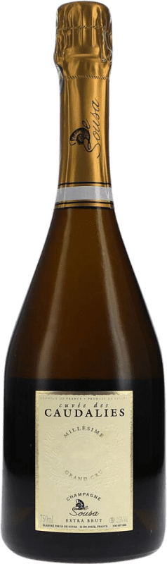 Envio grátis | Espumante branco De Sousa Cuvée des Caudalies Millésime Grand Cru Extra Brut A.O.C. Champagne Champagne França Chardonnay 75 cl