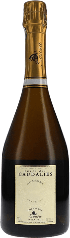 293,95 € Spedizione Gratuita | Spumante bianco De Sousa Cuvée des Caudalies Millésime Grand Cru Brut Extra A.O.C. Champagne