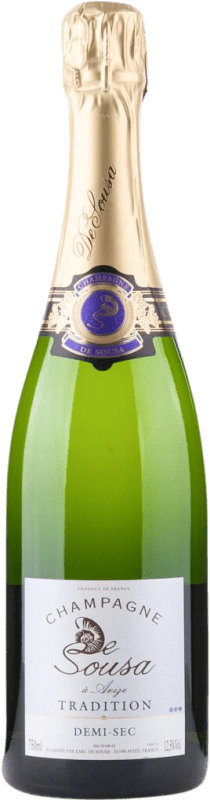 59,95 € | 白スパークリングワイン De Sousa Tradition セミドライ セミスイート A.O.C. Champagne シャンパン フランス Pinot Black, Chardonnay 75 cl