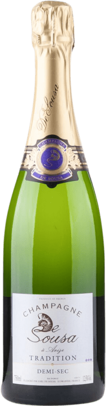 84,95 € Spedizione Gratuita | Spumante bianco De Sousa Tradition Semisecco Semidolce A.O.C. Champagne