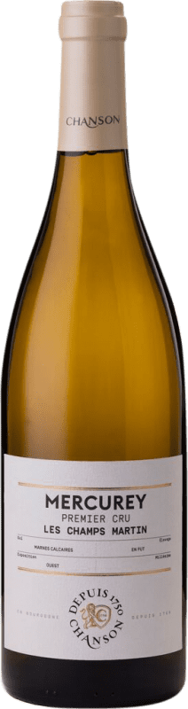 Envio grátis | Vinho Branco Domaine Chanson Les Champs Martin 1er Premier Cru A.O.C. Bourgogne Borgonha França Chardonnay 75 cl