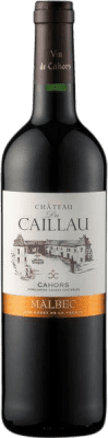 Бесплатная доставка | Красное вино Château de Caillau Seco — Сухое A.O.C. Cahors Франция Malbec — Мальбек 75 cl Château de Caillau Malbec — Мальбек Seco — Сухое Cahors 75 cl