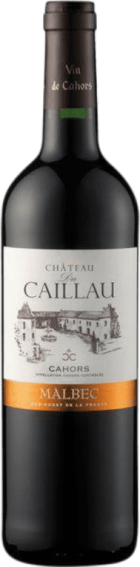 Envio grátis | Vinho tinto Château de Caillau Seco A.O.C. Cahors França Malbec 75 cl
