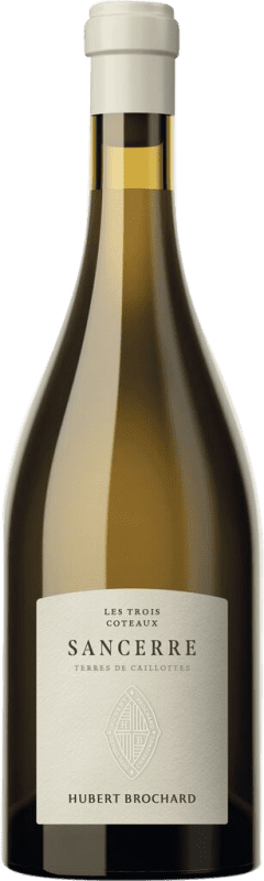 61,95 € Envio grátis | Vinho branco Domaine Hubert Brochard Les Trois Côteaux Caillotes Blanc A.O.C. Sancerre