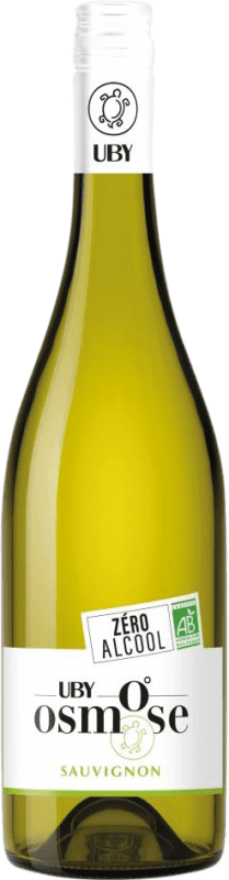 Kostenloser Versand | Weißwein Domaine Uby Osmose Trocken Frankreich Sauvignon Weiß 75 cl Alkoholfrei