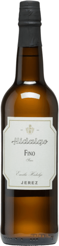 Бесплатная доставка | Белое вино Emilio Hidalgo Fino Seco сухой D.O. Jerez-Xérès-Sherry Испания Palomino Fino 75 cl