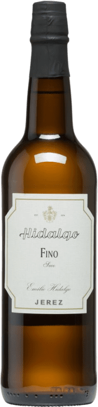14,95 € | Vinho Generoso Fortificado Emilio Hidalgo Fino Seco Seco D.O. Jerez-Xérès-Sherry Espanha Palomino Fino 75 cl