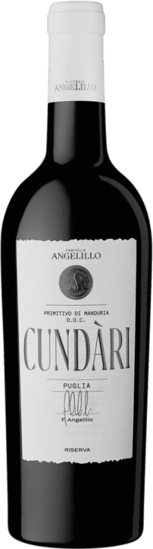 Kostenloser Versand | Rotwein Famiglia Angelillo Cundari Reserve D.O.C. Primitivo di Manduria Apulien Italien Primitivo 75 cl