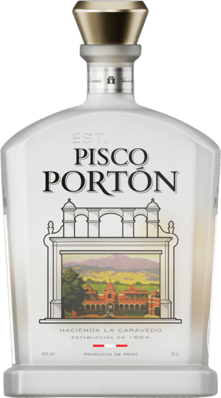 送料無料 | Pisco La Caravedo Portón Acholado ペルー 70 cl