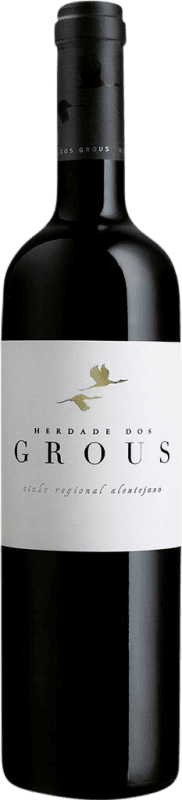 Бесплатная доставка | Красное вино Herdade dos Grous Tinto сухой I.G. Alentejo Алентежу Португалия Syrah, Aragonez 75 cl