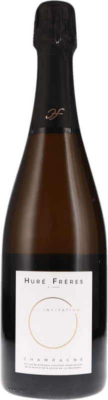 Envío gratis | Espumoso blanco Huré Frères Invitation Base Extra Brut A.O.C. Champagne Champagne Francia Pinot Negro, Pinot Meunier 75 cl