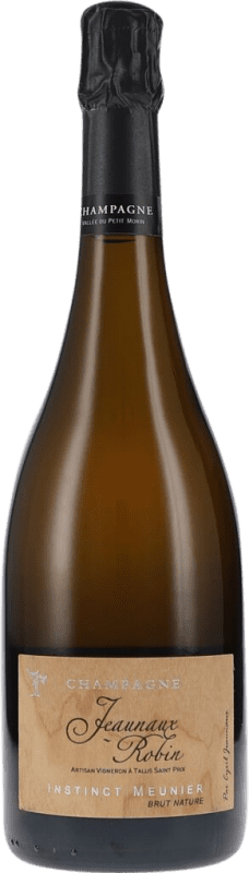 111,95 € Envío gratis | Espumoso Blanco Jeaunaux Robin Instinct Meunier Brut Nature A.O.C. Champagne