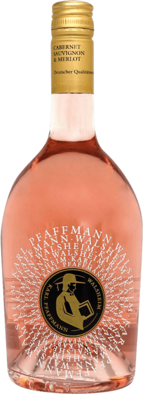 Envio grátis | Vinho rosé Karl Pfaffmann Cabernet Sauvignon & Merlot Rosé Alemanha Merlot, Cabernet Sauvignon 75 cl