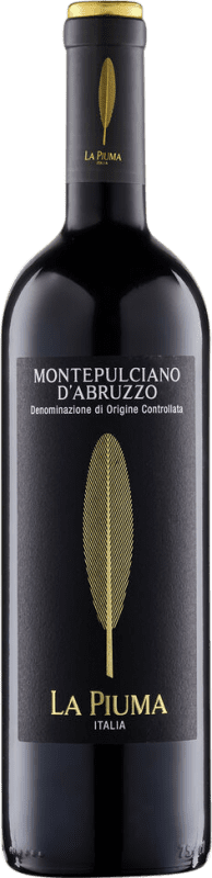 Бесплатная доставка | Красное вино La Piuma сухой D.O.C. Montepulciano d'Abruzzo Абруцци Италия Montepulciano 75 cl