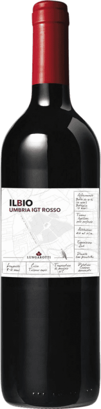 Kostenloser Versand | Rotwein Lungarotti Ilbio Rosso I.G.T. Umbria Umbrien Italien Sagrantino 75 cl