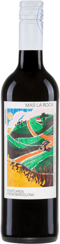 免费送货 | 红酒 Mas la Roca Tinto 干 D.O. Penedès 加泰罗尼亚 西班牙 Tempranillo, Cabernet Sauvignon, Grenache Tintorera 75 cl