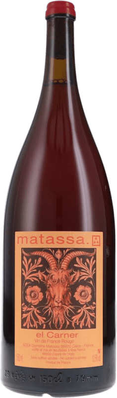 Envio grátis | Vinho tinto Domaine Matassa El Carner Rouge Seco A.O.C. Côtes du Roussillon Roussillon França Grenache, Macabeo Garrafa Magnum 1,5 L