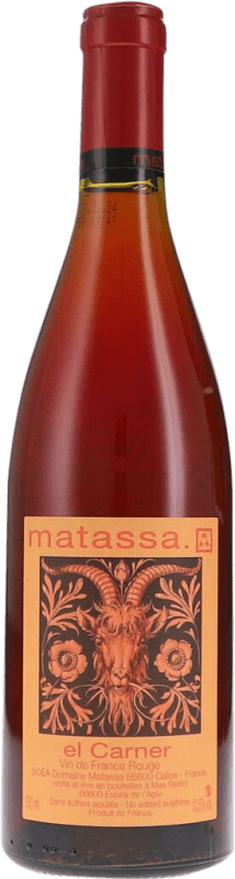 Free Shipping | Red wine Domaine Matassa El Carner Rouge Dry A.O.C. Côtes du Roussillon Roussillon France Grenache, Macabeo 75 cl