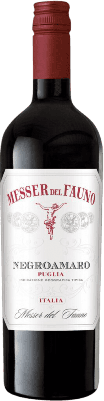 11,95 € Envío gratis | Vino tinto Messer del Fauno I.G.T. Puglia