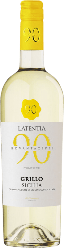 Envoi gratuit | Vin blanc Novantaceppi Sec D.O.C. Sicilia Sicile Italie Grillo 75 cl