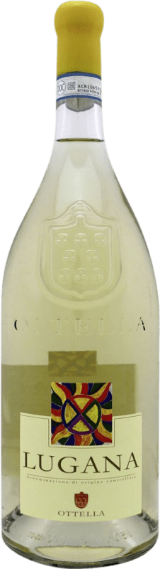 Envoi gratuit | Vin blanc Ottella D.O.C. Lugana Vénétie Italie Bouteille Magnum 1,5 L