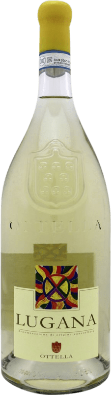 Kostenloser Versand | Weißwein Ottella D.O.C. Lugana Venetien Italien Magnum-Flasche 1,5 L