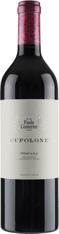 Бесплатная доставка | Красное вино Paolo Conterno Cupolone сухой I.G.T. Toscana Тоскана Италия Merlot 75 cl