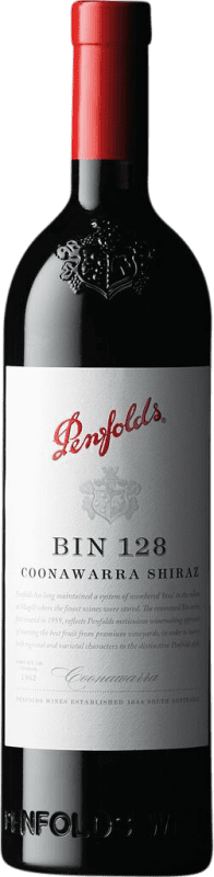 Бесплатная доставка | Красное вино Penfolds Bin 128 I.G. Coonawarra Coonawarra Австралия Syrah 75 cl