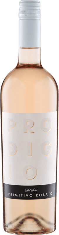 Kostenloser Versand | Rosé-Wein Prodigio del Sole Rosato Halbtrocken Halbsüß I.G.T. Puglia Apulien Italien Primitivo 75 cl