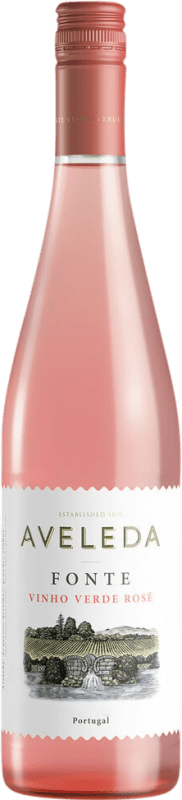 Envio grátis | Vinho rosé Quinta da Aveleda Fonte Rosé Seco I.G. Vinho Verde Vinho Verde Portugal Touriga Nacional, Espadeiro, Azal 75 cl