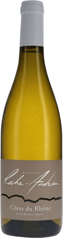 Envío gratis | Vino blanco Roche Audran Blanc Seco A.O.C. Côtes du Rhône Rhône Francia Cariñena, Garnacha Blanca, Viognier 75 cl