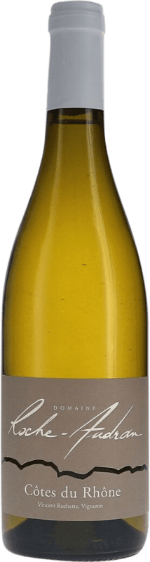 Free Shipping | White wine Roche Audran Blanc Dry A.O.C. Côtes du Rhône Rhône France Carignan, Grenache White, Viognier 75 cl