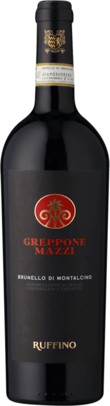 Envío gratis | Vino tinto Ruffino Greppone Mazzi Seco D.O.C.G. Brunello di Montalcino Toscana Italia Sangiovese 75 cl