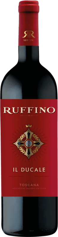 Spedizione Gratuita | Vino rosso Ruffino Il Ducale Rosso I.G.T. Toscana Toscana Italia Merlot, Syrah, Sangiovese, Petit Verdot, Alicante Bouschet 75 cl