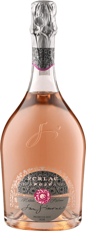 Envio grátis | Espumante rosé San Simone di Brisotto Millesimato Rosé Seco D.O.C. Prosecco Friuli-Venezia Giulia Itália Pinot Preto, Glera 75 cl