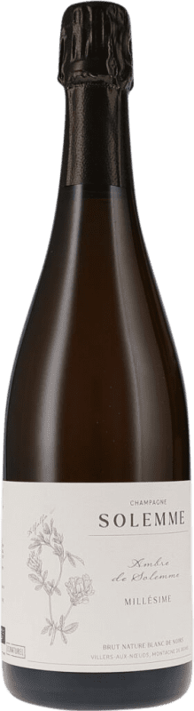 送料無料 | 白スパークリングワイン Solemme Ambre Blanc de Noirs Millésimé ブルットの自然 A.O.C. Champagne シャンパン フランス Pinot Meunier 75 cl