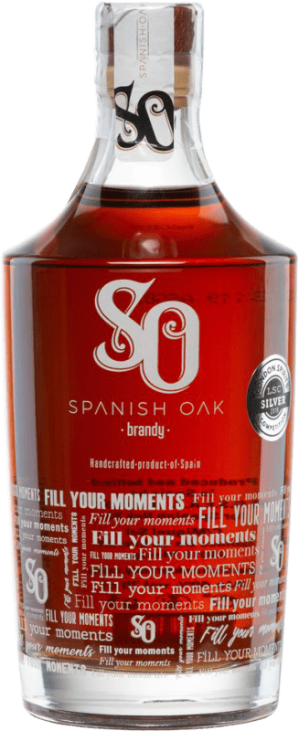 72,95 € Kostenloser Versand | Brandy Spanish Solera, Oak Cask — Eichenfass D.O. Sierras de Málaga